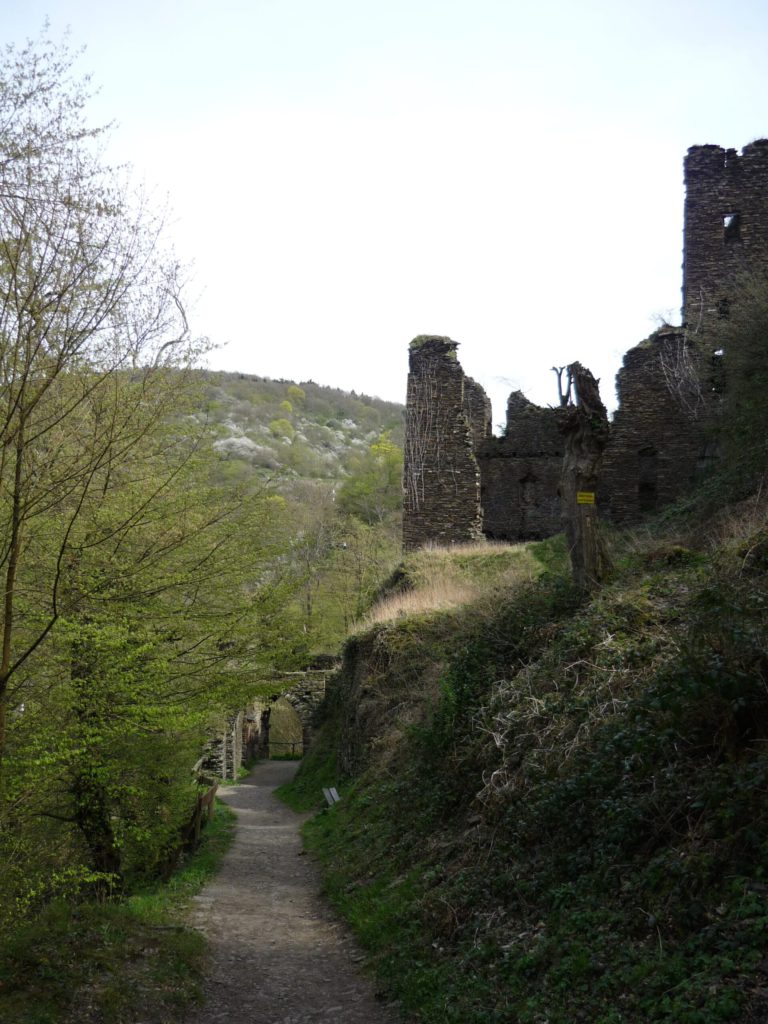 Ruins of the Castle of Are (Ahr) built by Theodorich of Are around 1100 A.D.