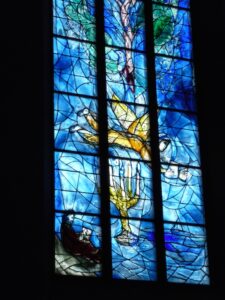 stained glass window Chagall