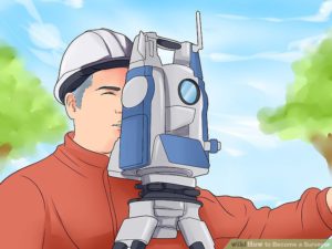 cartoon image of a surveyor