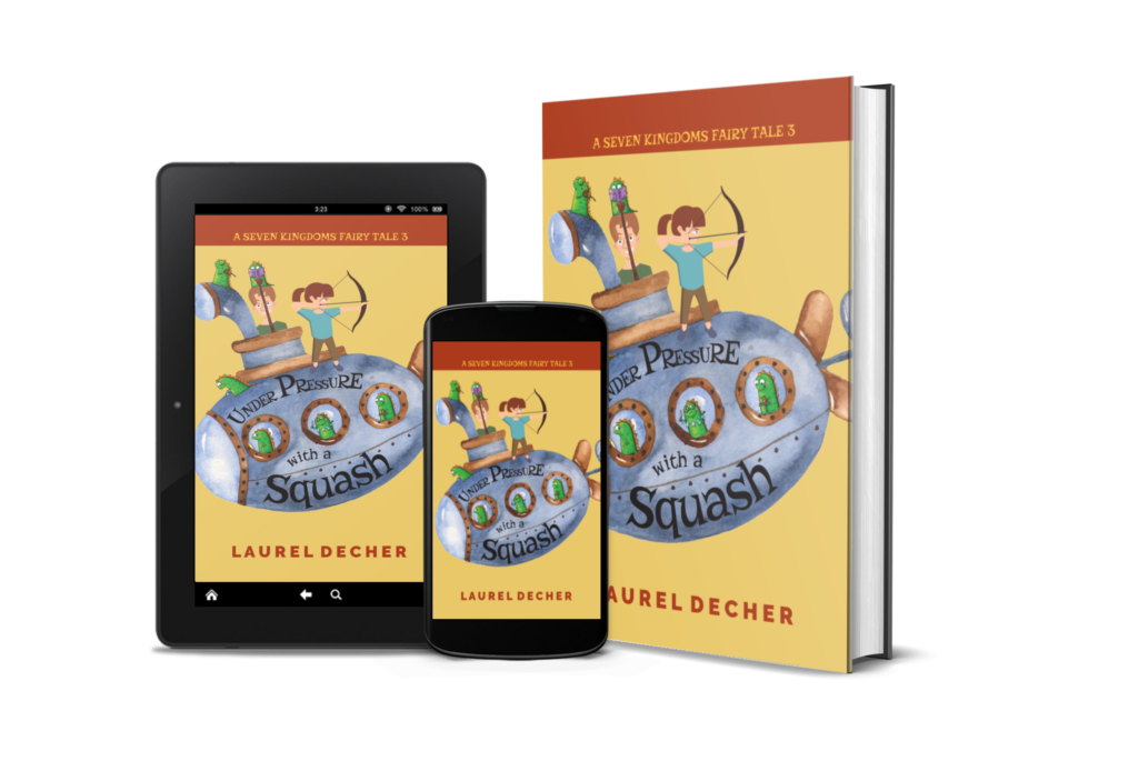 Under Pressure with a Squash on tablet, phone, and hardcover