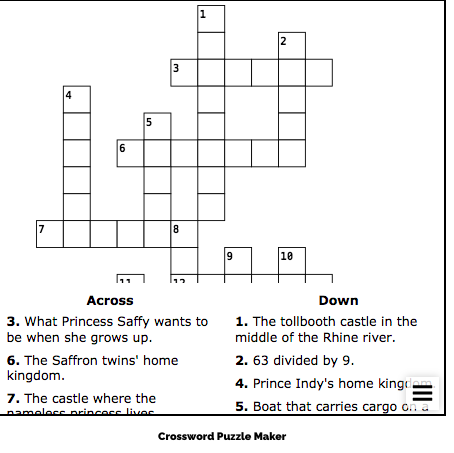 image of crossword puzzle