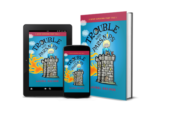 tablet phone hardcover editions of Trouble With Parsnips