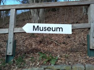 sign that says museum