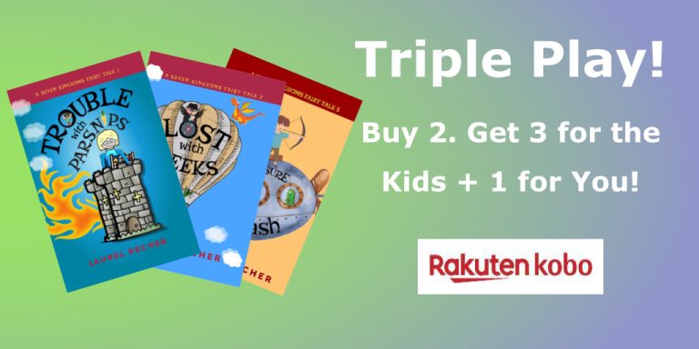 Get 3 books for the kids and 1 for you on kobo