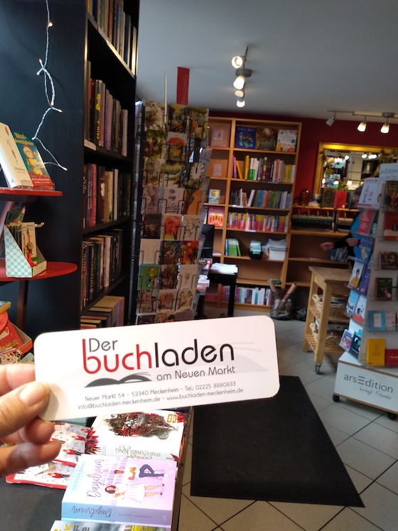 tiny independent bookstore in Meckenheim