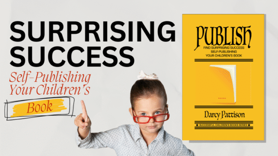 Kickstarter banner for Darcy Pattison book called Publish