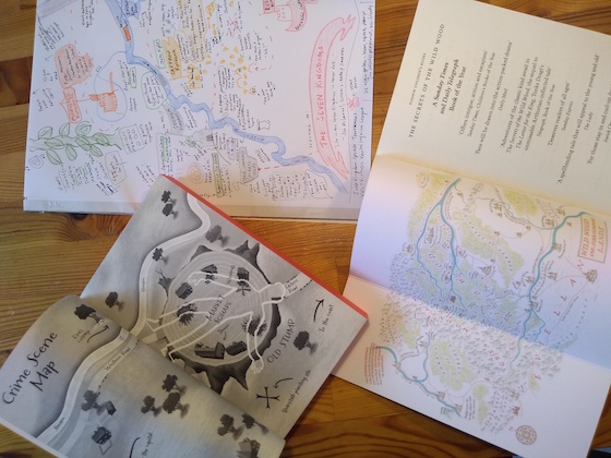 talking about maps for Kickstarter project