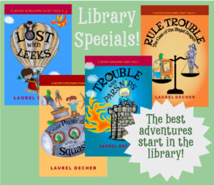 Library Specials for Seven Kingdoms Fairy Tales because the best adventures start in the library