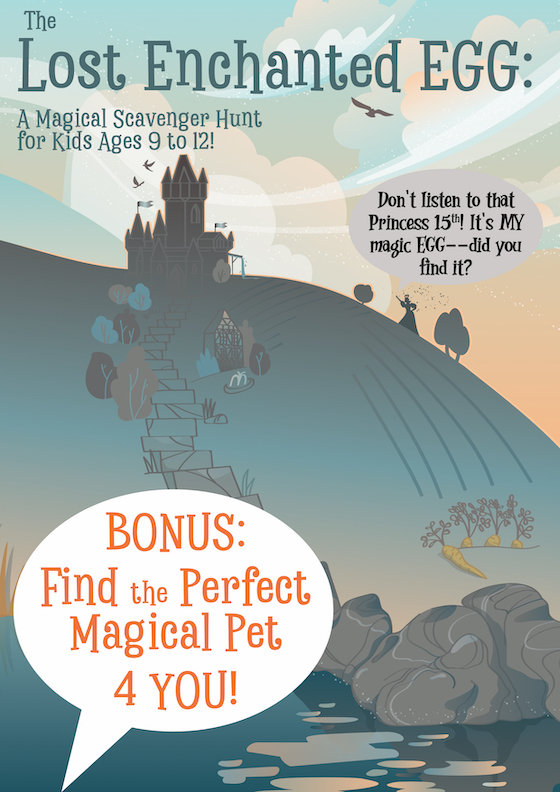 Lost Enchanted Egg poster English activity Museum Koenig