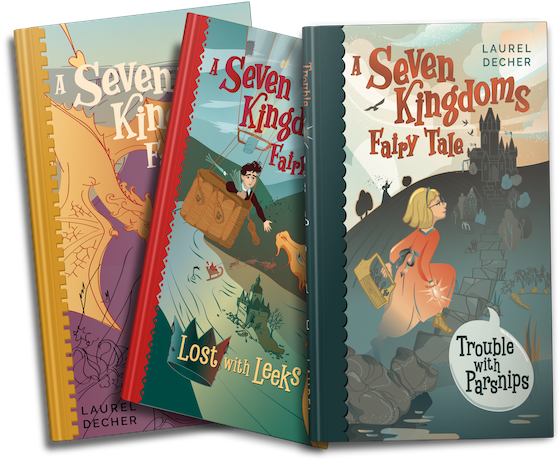 A Seven Kingdoms Fairy Tale new editions of books 1, 2, and 4